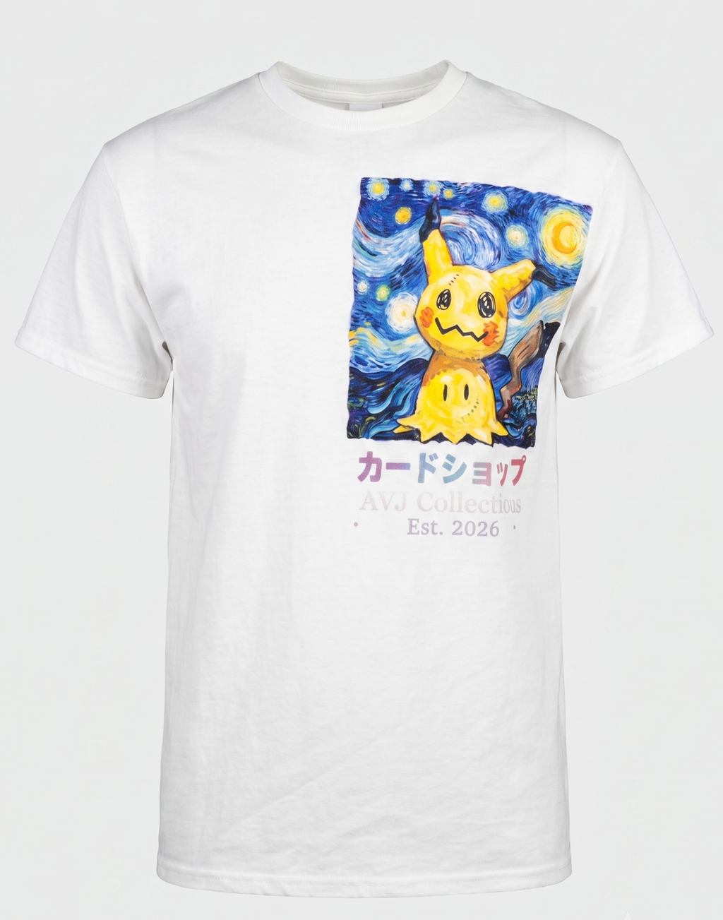 Van Gogh Mimikyu "Starry Disguise" Tee