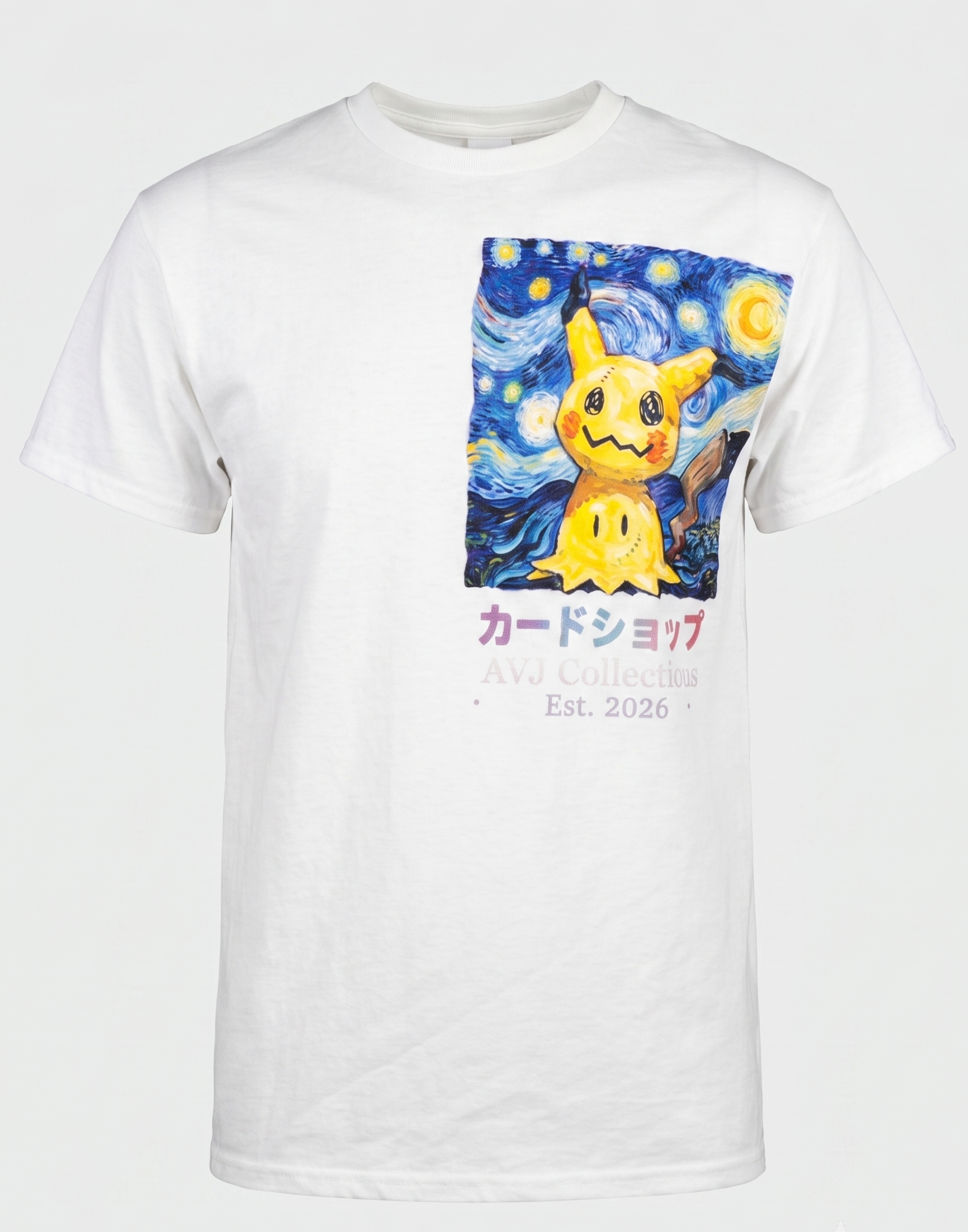 Van Gogh Mimikyu "Starry Disguise" Tee