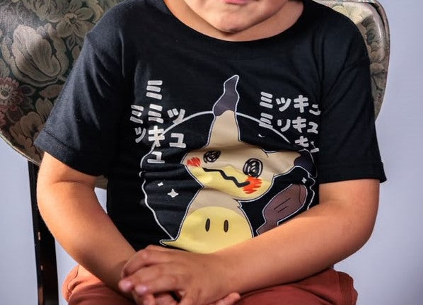 Kids Mimikyu Shadow Realm Tee – Black