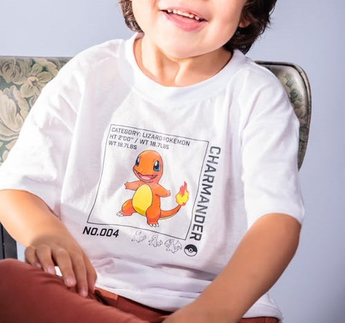 Charmander Pokédex Stats Youth Tee –