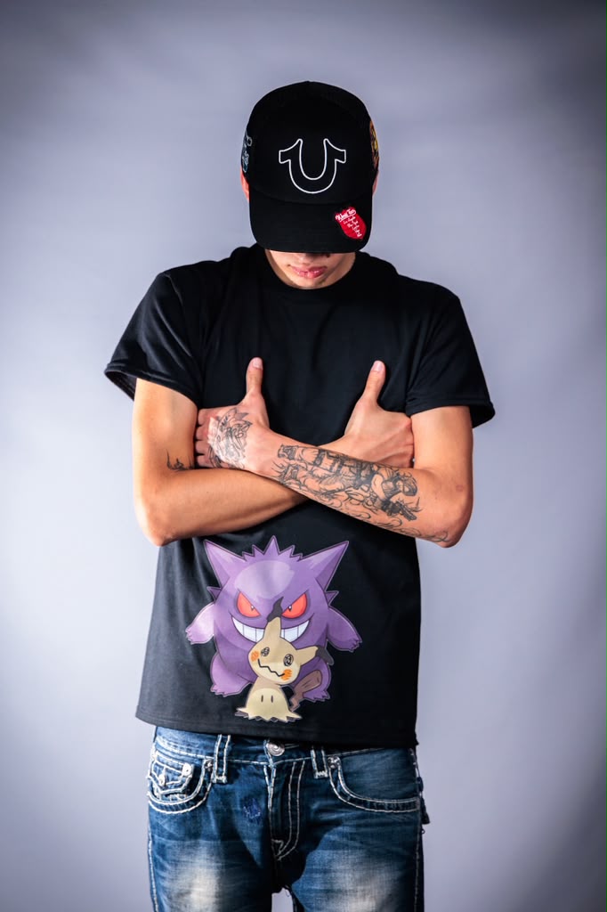 Controlled by the Shadow: Graphic Tee Gengar & Mimikyu
