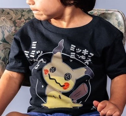 Kids Mimikyu Shadow Realm Tee – Black