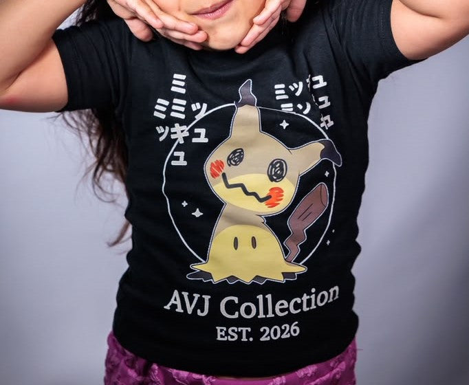 Kids Mimikyu Shadow Realm Tee – Black