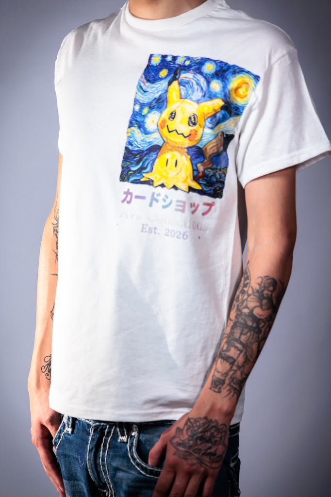 Van Gogh Mimikyu "Starry Disguise" Tee